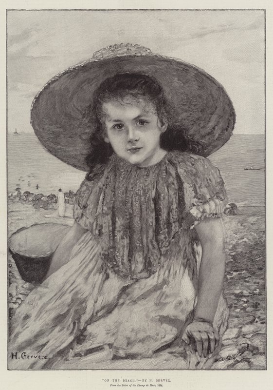 Op het Strand door Henri Gervex