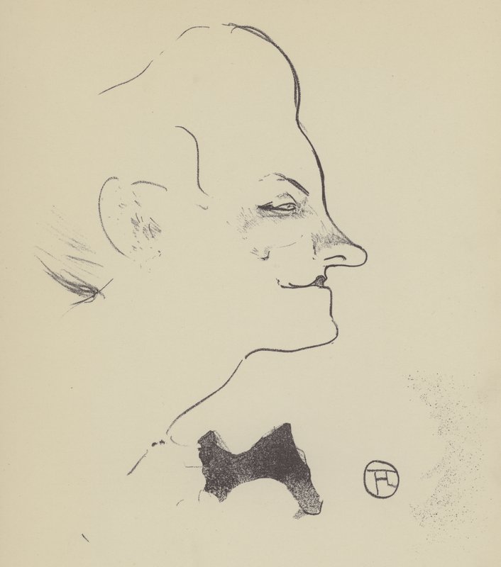 Yvette Gilbert door Henri de Toulouse Lautrec