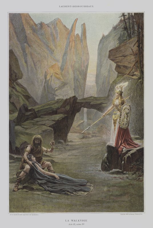 De Walkure door Henri Alphonse Louis Laurent Desrousseaux