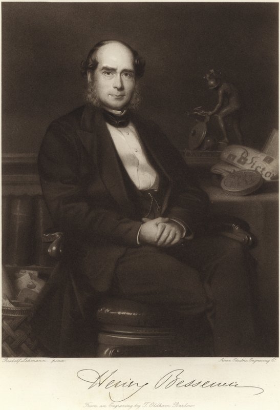 Sir Henry Bessemer door Henri Lehmann