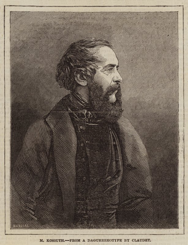 M Kossuth door Henry Anelay