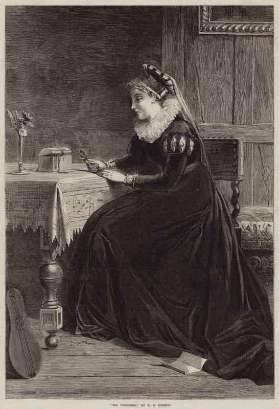 Oude schatten door Henry Benjamin Roberts
