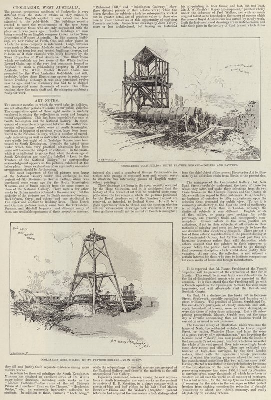 Coolgardie Goudvelden, Australië door Henry Charles Seppings Wright