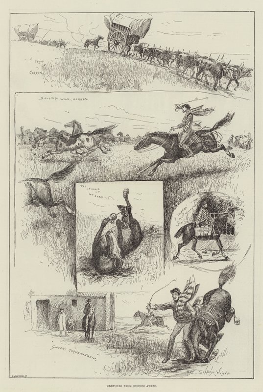 Schetsen uit Buenos Ayres door Henry Charles Seppings Wright