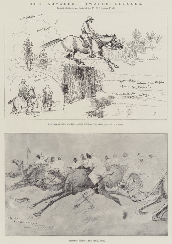 De opmars naar Dongola door Henry Charles Seppings Wright