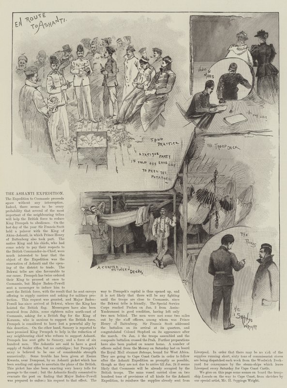 De Ashanti Expeditie door Henry Charles Seppings Wright