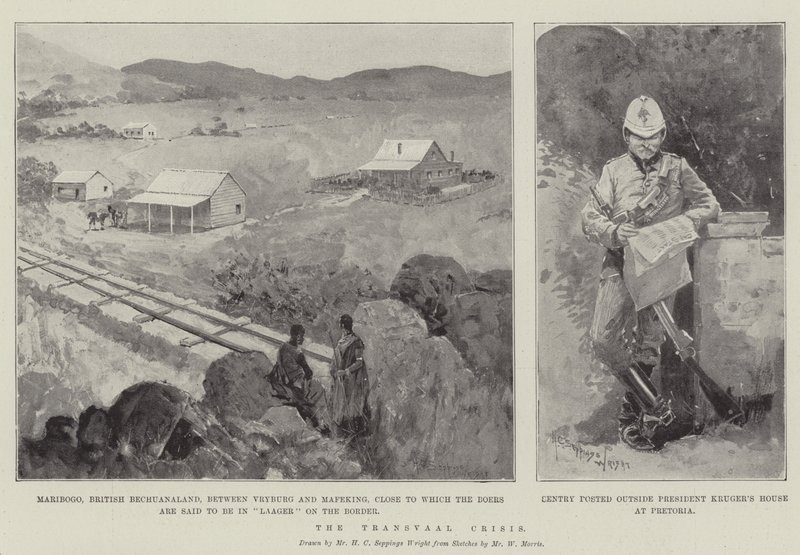 De Transvaal Crisis door Henry Charles Seppings Wright