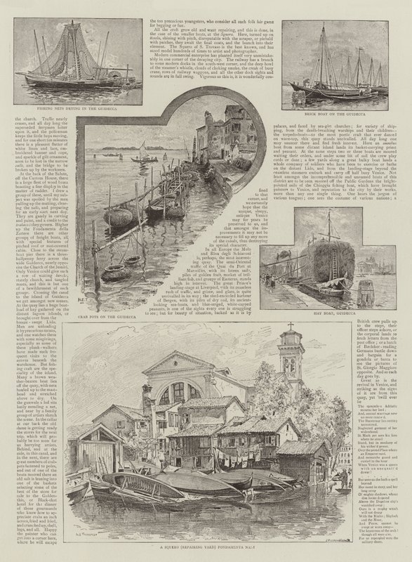 Boten van Venetië door Henry Edward Tidmarsh