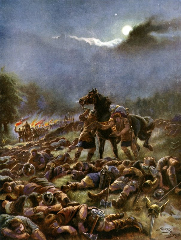 Het vergiftigde leger van Sweyn, 1036 door Henry Payne