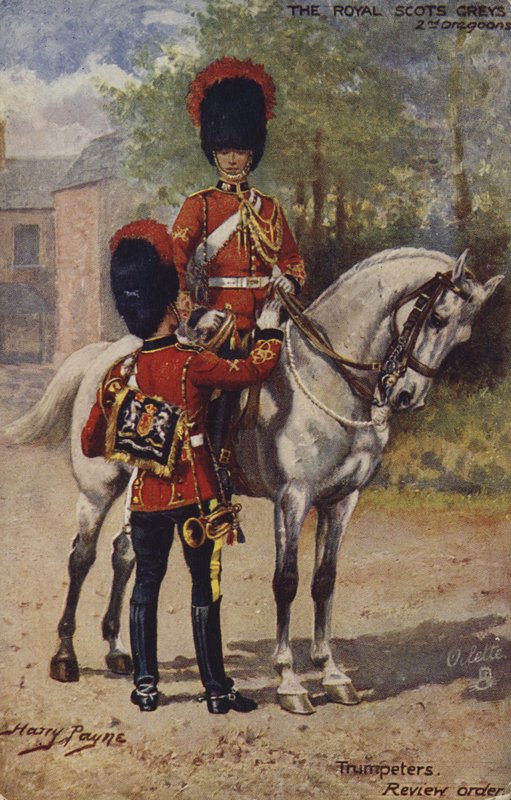 De Royal Scots Greys door Henry Payne