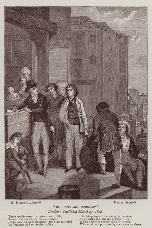 Kleding, manieren en kunst in de vorige eeuw door Henry Singleton
