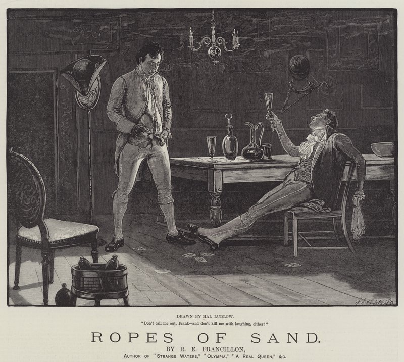 Touwen van zand, door R E Francillon door Henry Stephen Ludlow