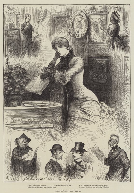 Valentijnsdag door Henry Stephen Ludlow