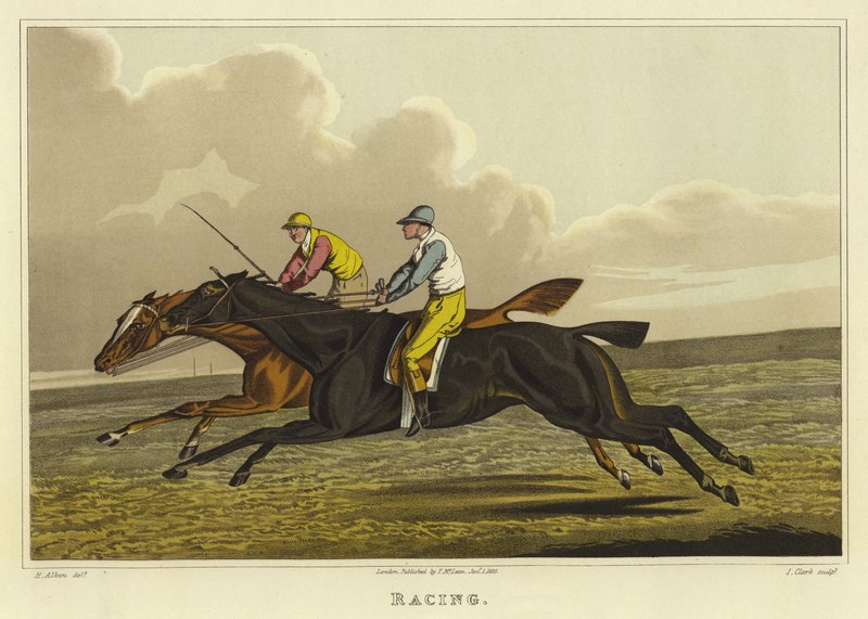 Racen door Henry Thomas Alken