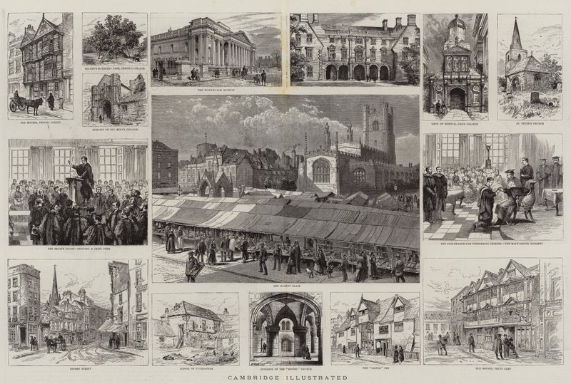 Cambridge Geïllustreerd door Henry William Brewer
