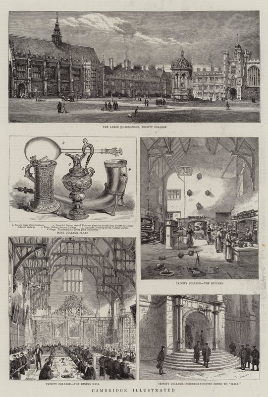 Cambridge geïllustreerd door Henry William Brewer