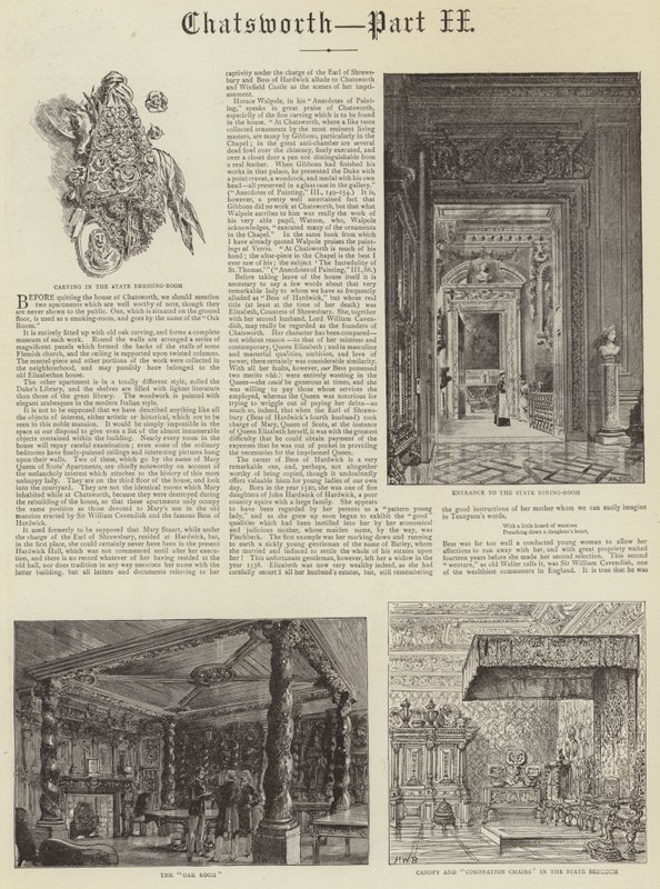 Chatsworth door Henry William Brewer