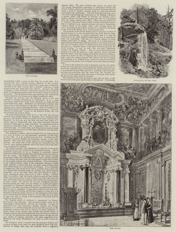 Chatsworth door Henry William Brewer