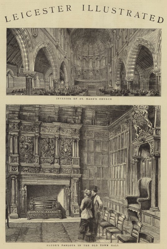 Leicester Geïllustreerd door Henry William Brewer
