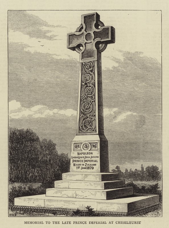 Monument voor de Overleden Keizerlijke Prins in Chiselhurst door Henry William Brewer