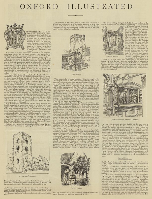 Oxford Geïllustreerd door Henry William Brewer