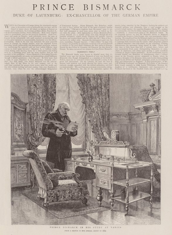 Prins Bismarck door Henry William Brewer