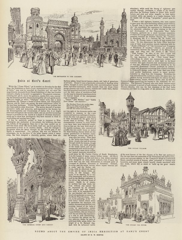 Rondom de Empire of India Exhibition in Earl