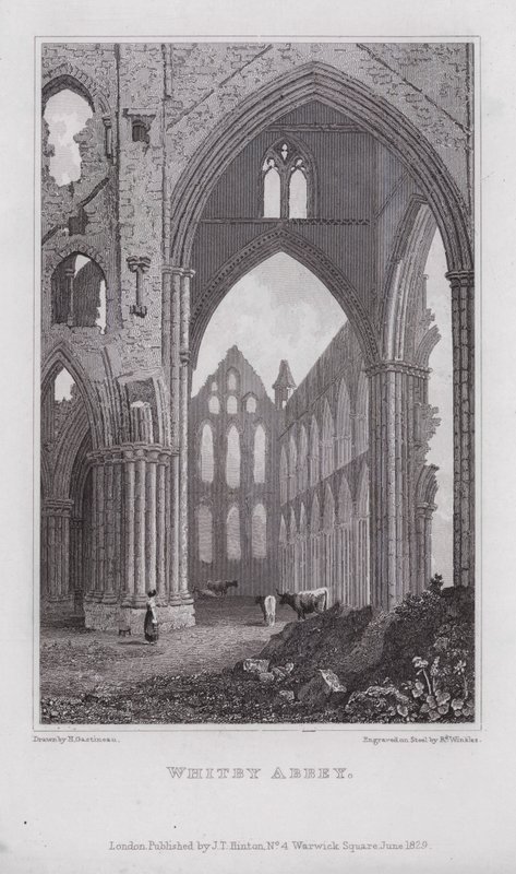 Whitby Abbey door Henry (after) Gastineau