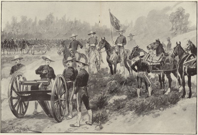 De Spaans-Amerikaanse oorlog door Henry Charles Seppings Wright