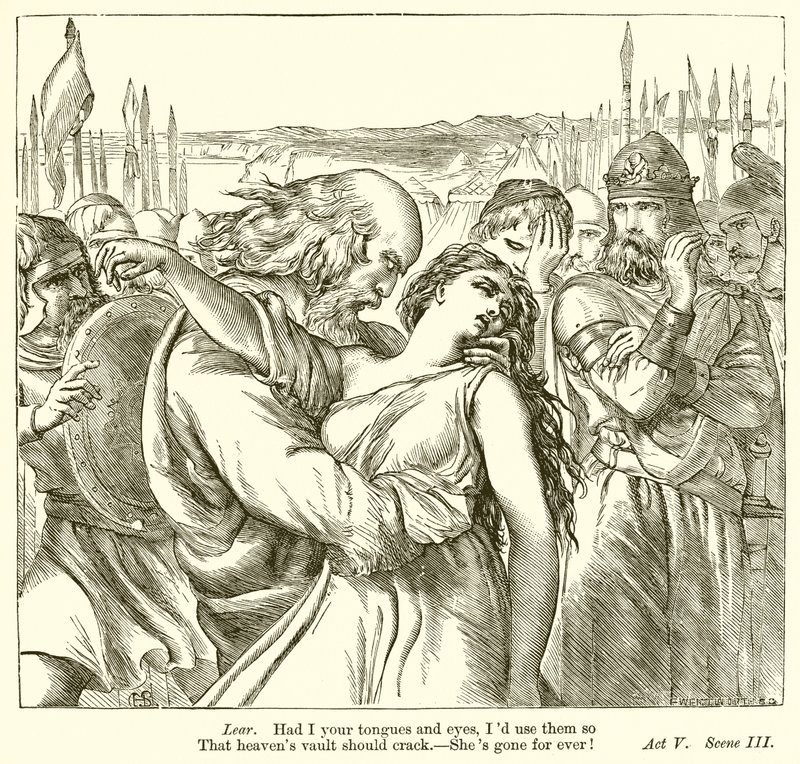 Koning Lear door Henry Courtney Selous