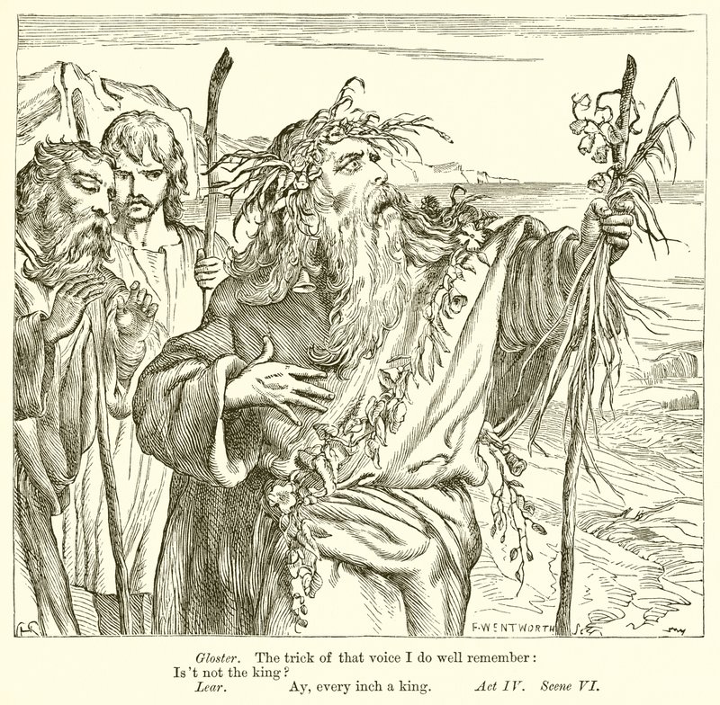 Koning Lear door Henry Courtney Selous