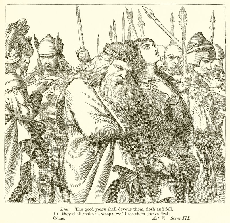 Koning Lear door Henry Courtney Selous