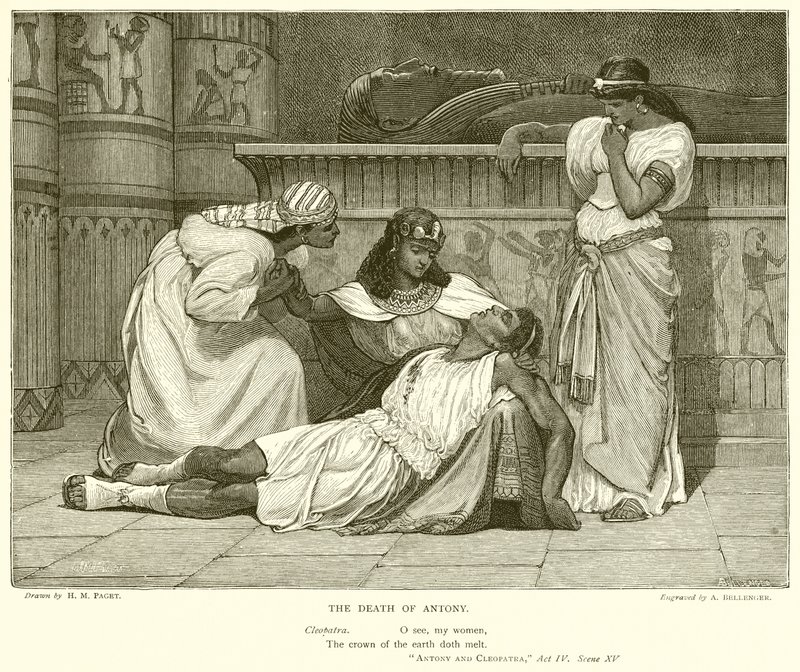 Antonius en Cleopatra door Henry Marriott Paget