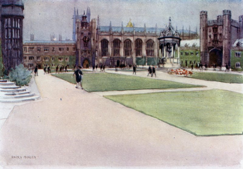 De Grote Hof van Trinity door Henry Morley