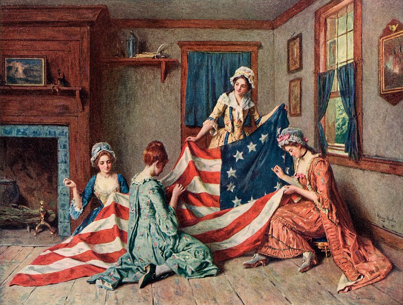 Geboorte van de vlag door Henry Mosler