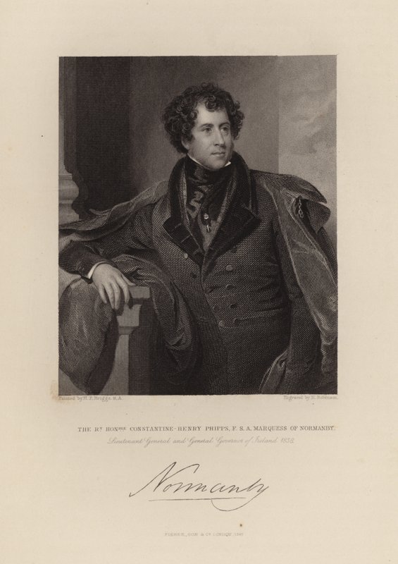 De zeer eerbiedwaardige Constantine Henry Phipps door Henry Perronet Briggs