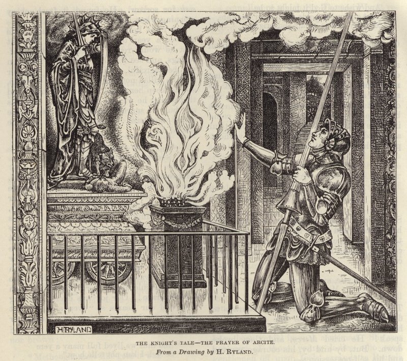Het Verhaal van de Ridder door Henry Ryland