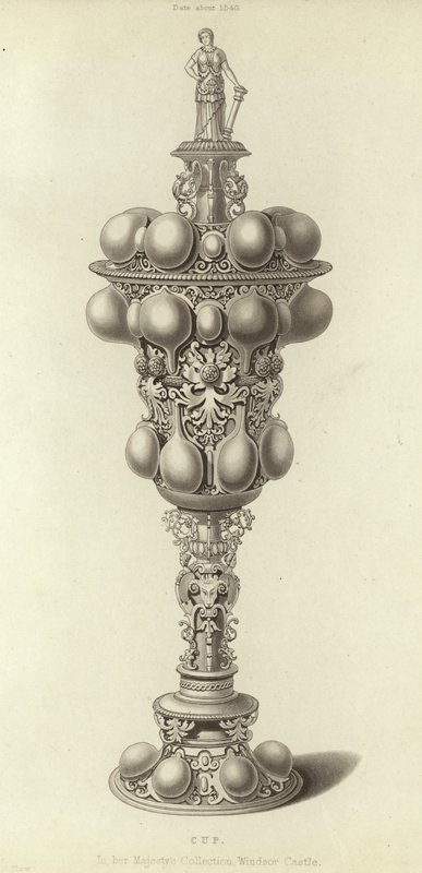 Beker (gravure) door Henry Shaw