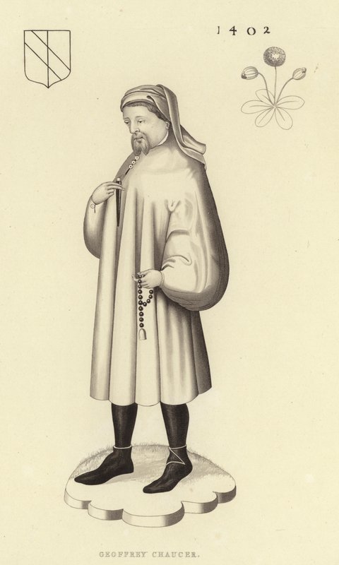 Geoffrey Chaucer door Henry Shaw