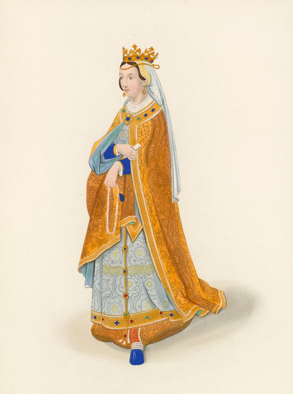 Koningin Phillippa, c 1525 door Henry Shaw