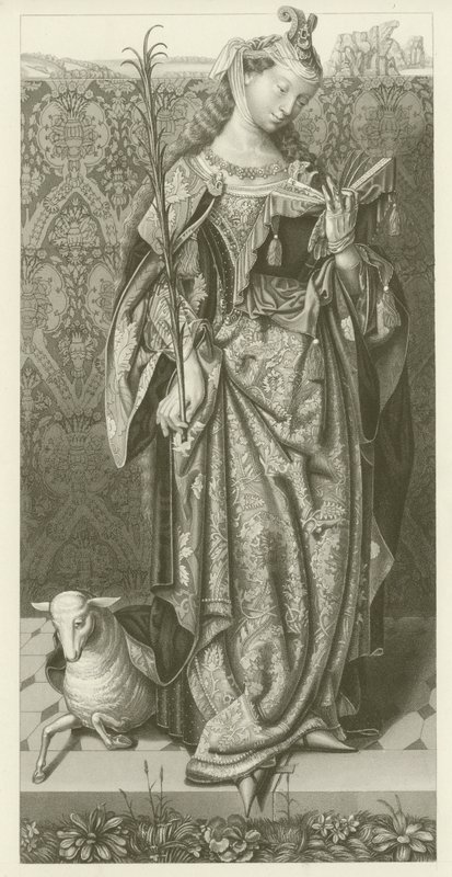 Sint Agnes door Henry Shaw