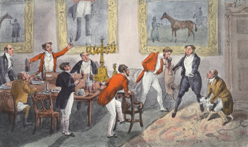 Bloed en de buldog door Henry Thomas (after) Alken