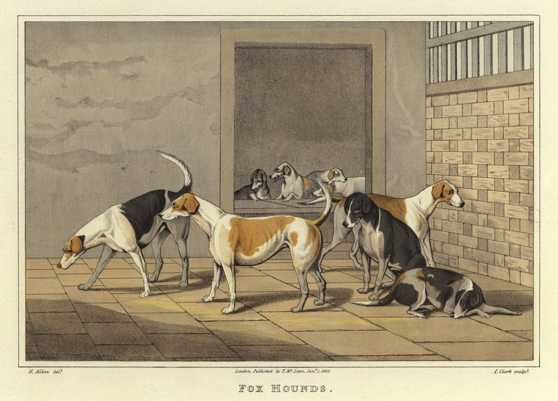 Vossenjacht door Henry Thomas Alken