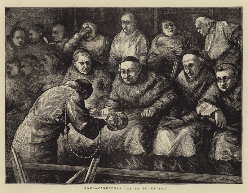 Rome, Maria-Lichtmis in de Sint-Pieter door Henry Woods
