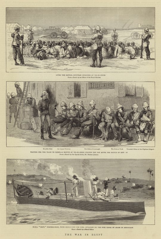 De oorlog in Egypte door Herbert Johnson