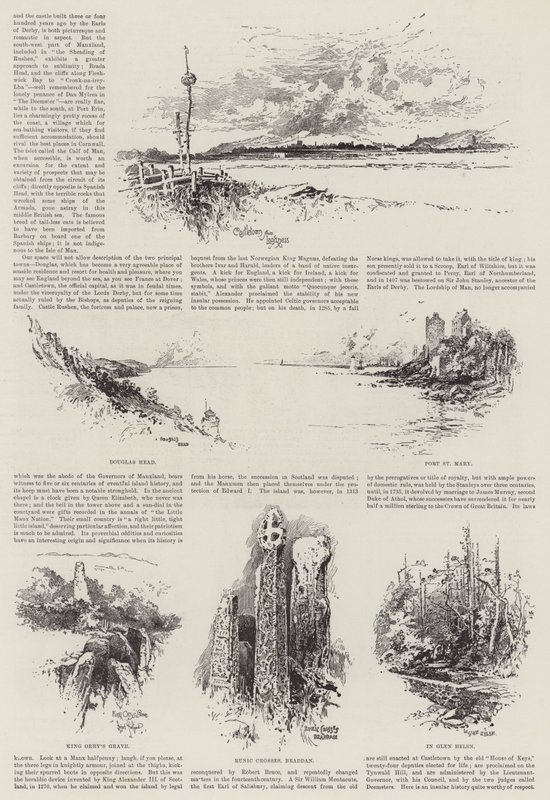 Een Manx Landwandeling door Herbert Railton