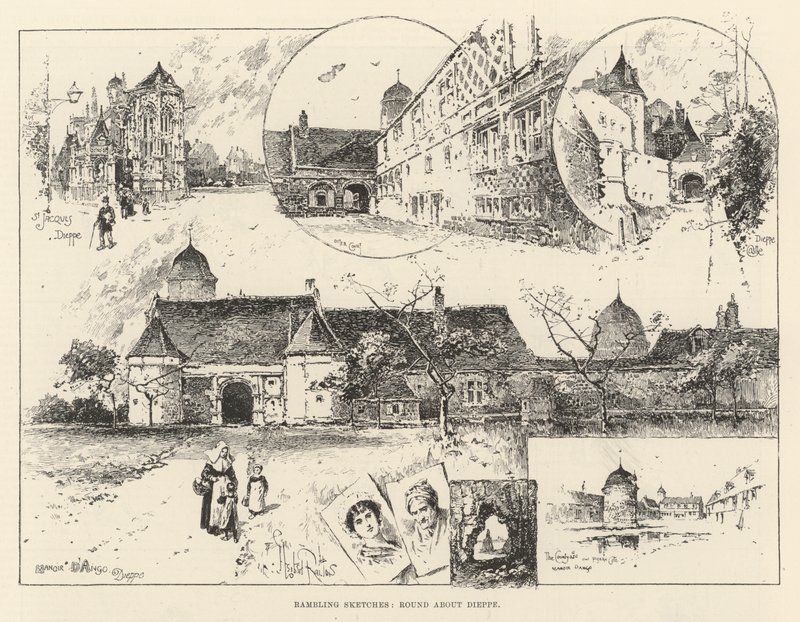 Rondom Dieppe door Herbert Railton