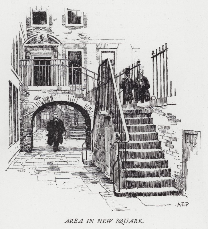 Gebied in New Square door Herbert (after) Railton