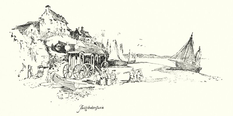 Brighthelmstone door Herbert (after) Railton