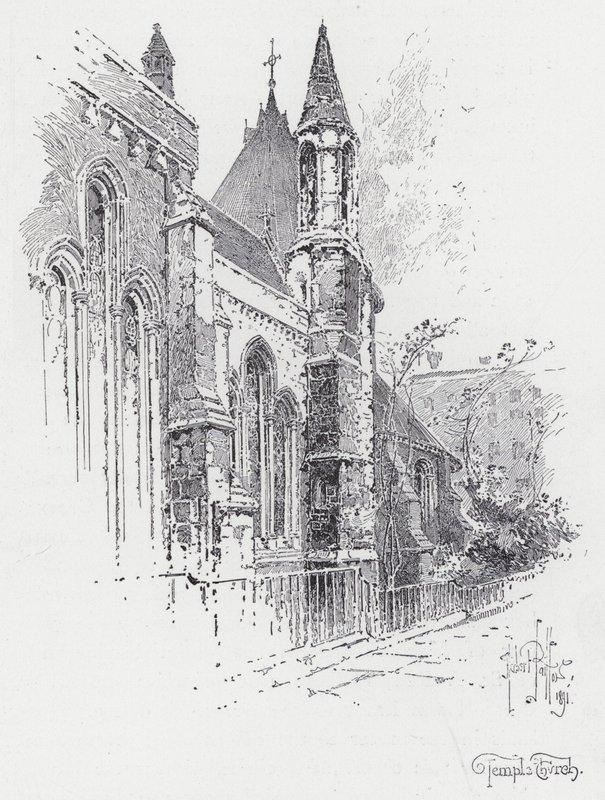 Temple Church door Herbert (after) Railton